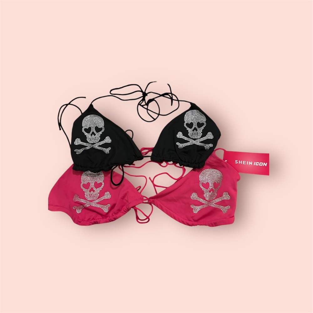SHEIN ICON, Woman tops pink and black￼
2 pc